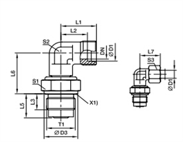 DVWE-M 90°滑動軸承旋轉(zhuǎn)接頭、parker球閥、PARKER卡套接頭